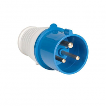 Вилка переносная 023 32А 2P+PE 220В IP44 EKF ps-023-32-220